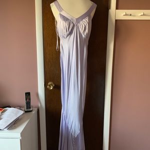 Lavender silk dress